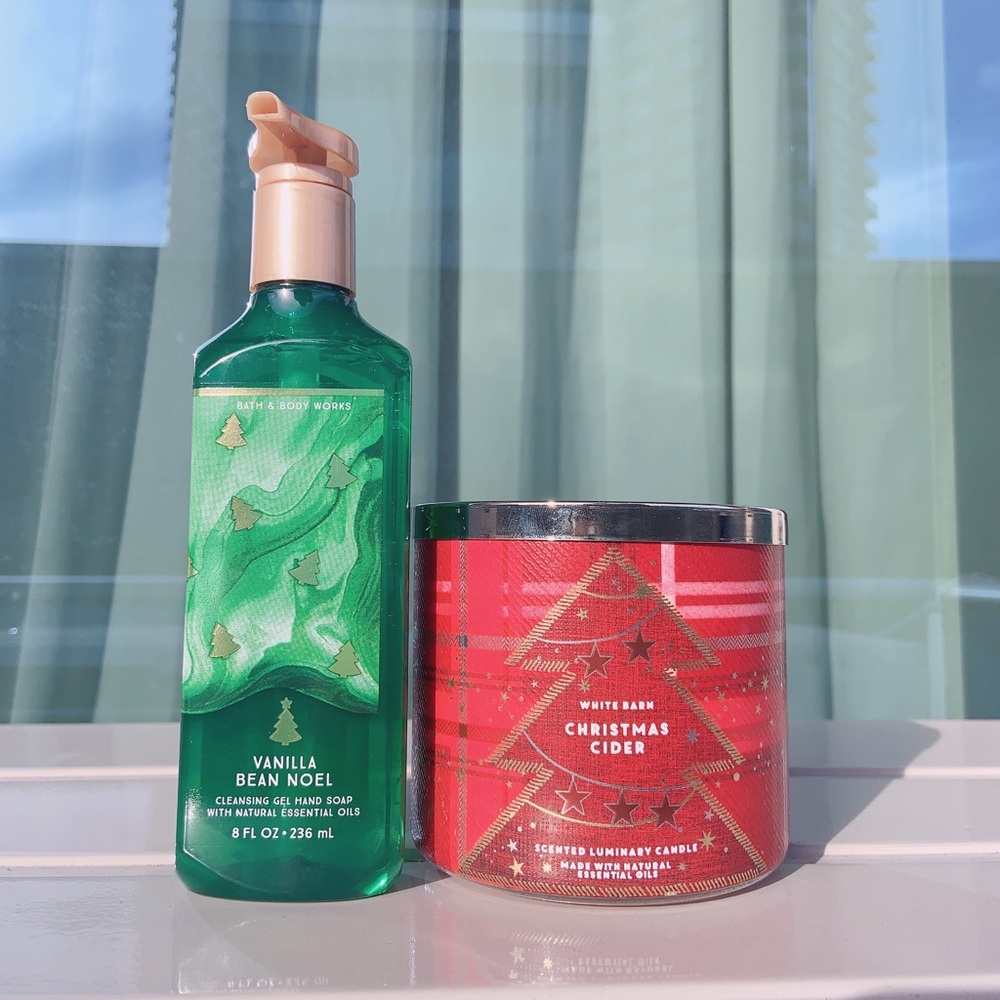 Bath and Body Works Christmas cider bundle
